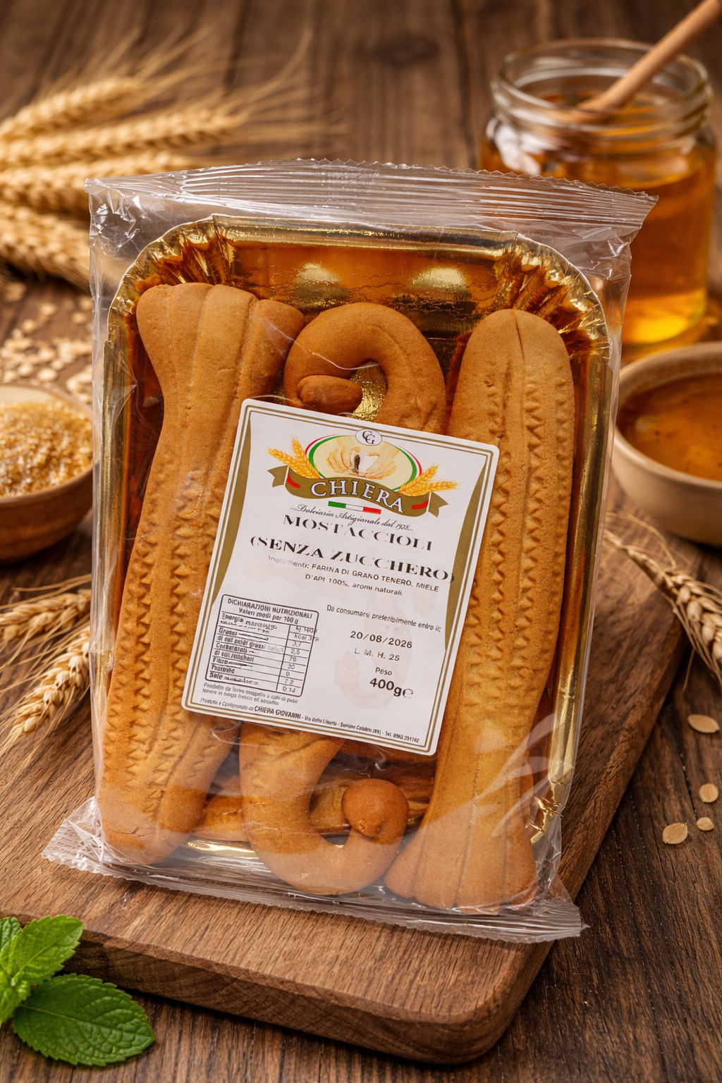 Mostaccioli senza zucchero