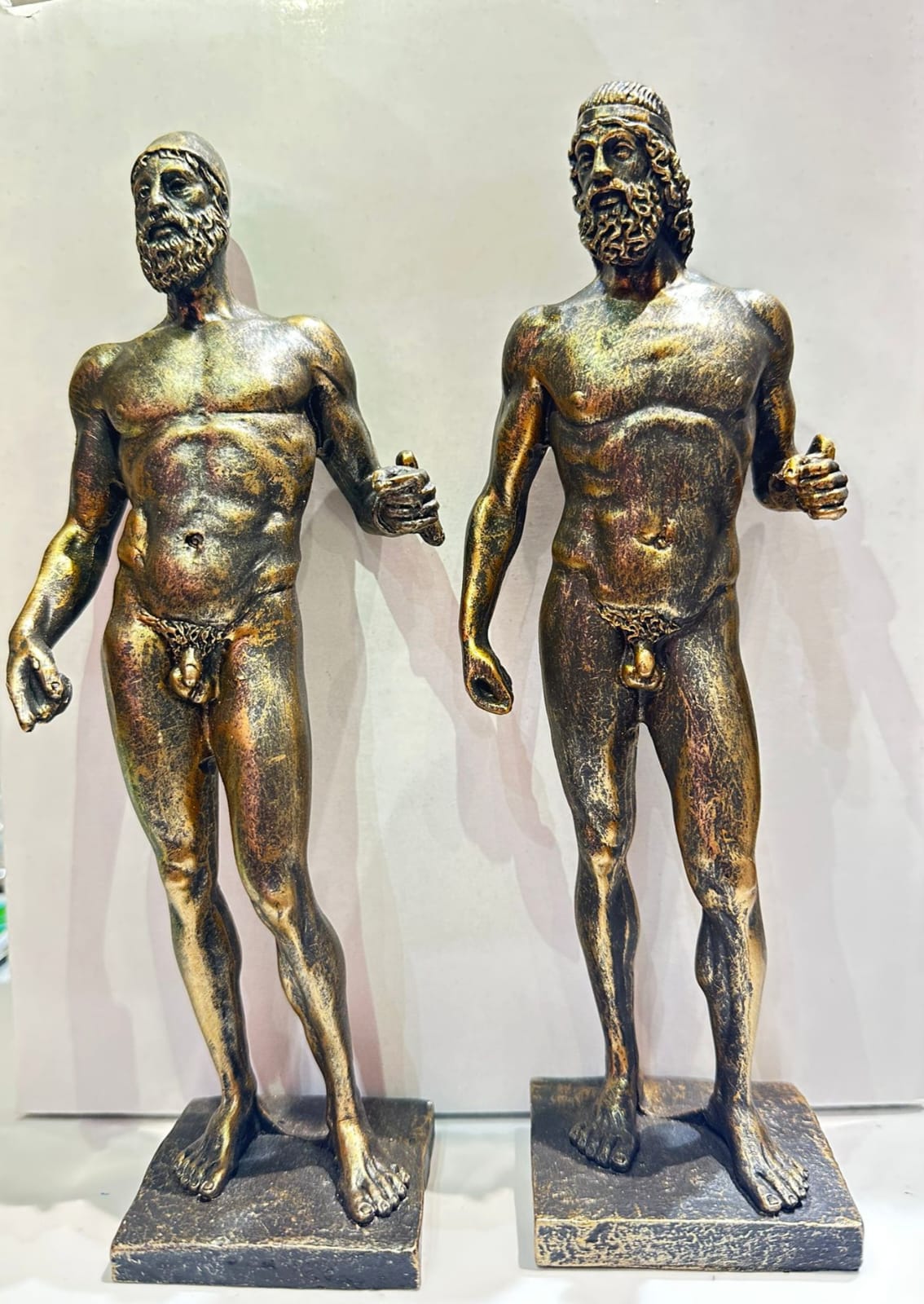 Coppia Statue Bronzi di Riace