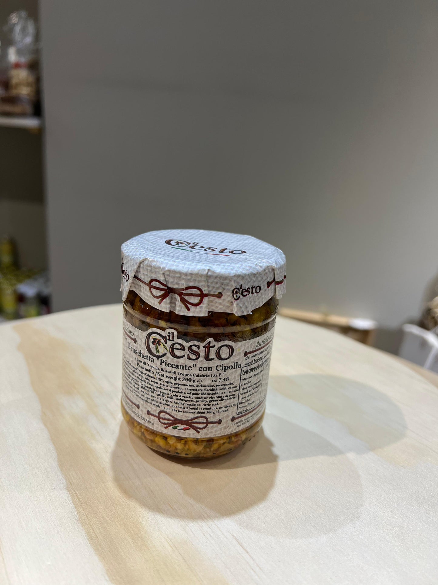 Bruschetta "Piccante" con Cipolla