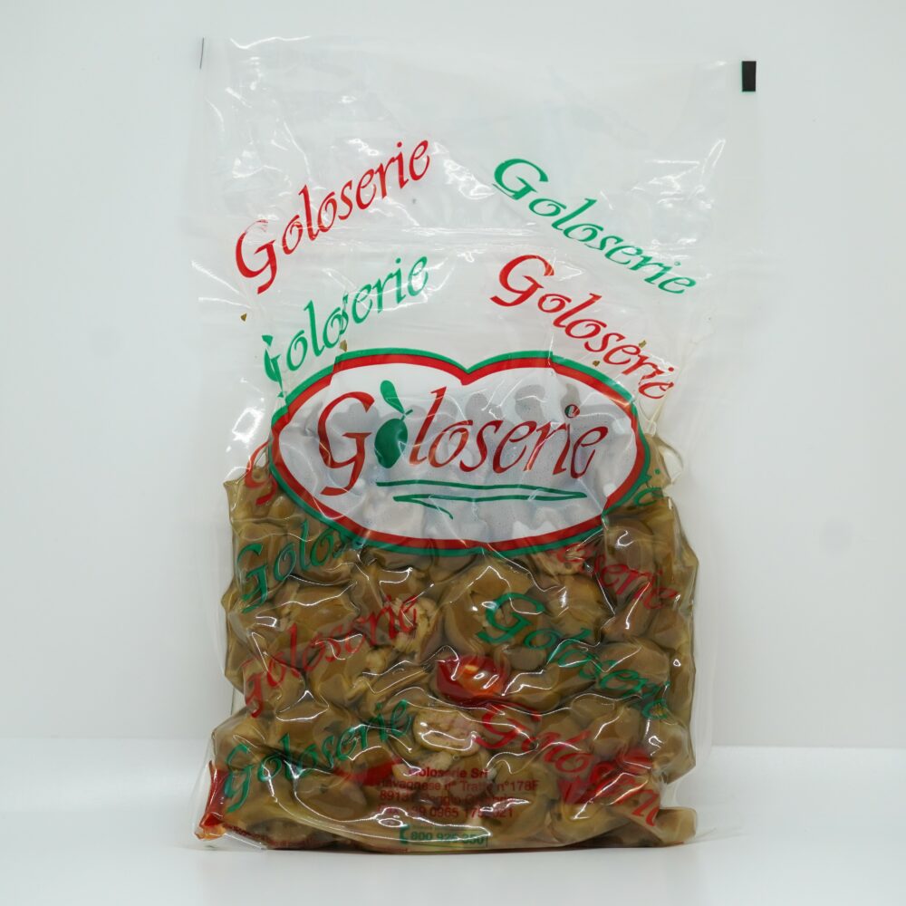 Olive Verdi Calabresi Denocciolate a Mano Aromatizzate - 500g