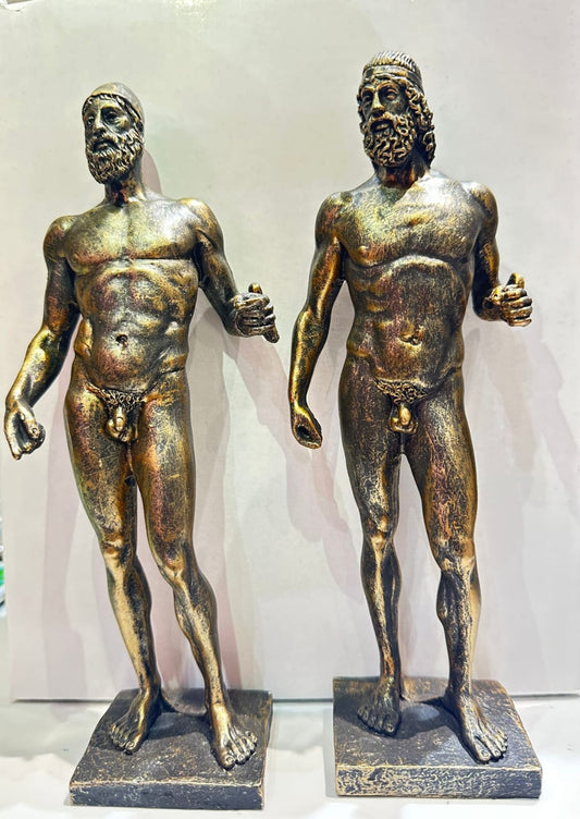 Coppia Statue Bronzi di Riace