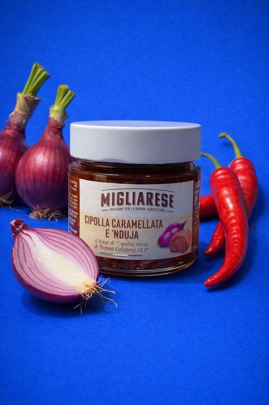 cipolla caramellata con nduja