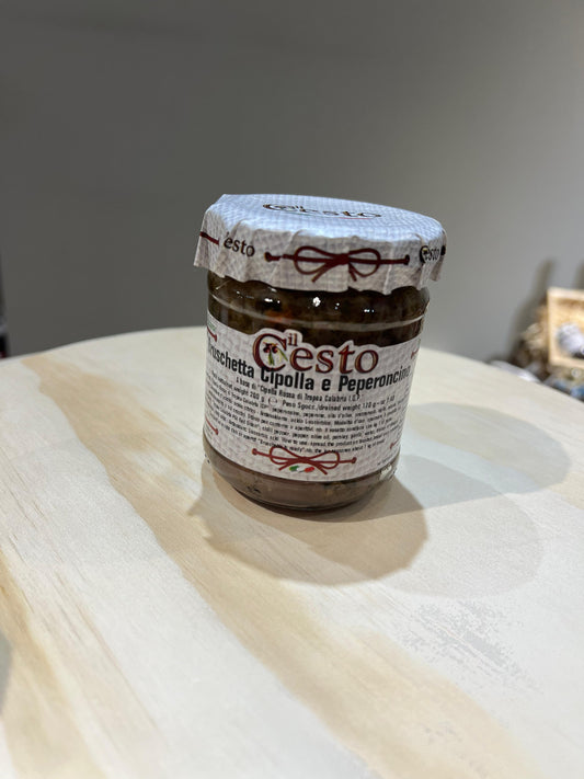 Bruschetta Cipolla e Peperoncino